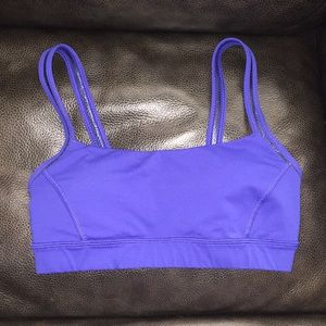 Lulu Royal blue sports bra. Size 4.
